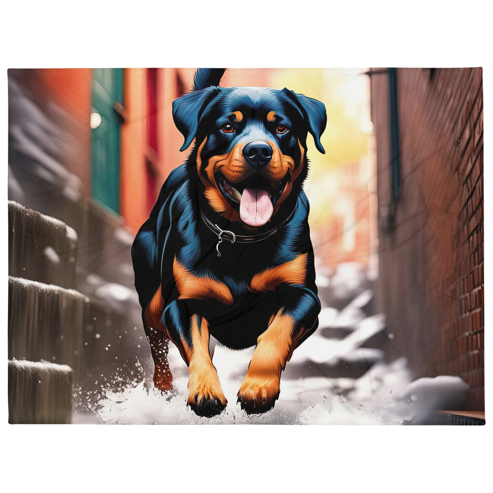 Rottweiler- Throw Blanket v2