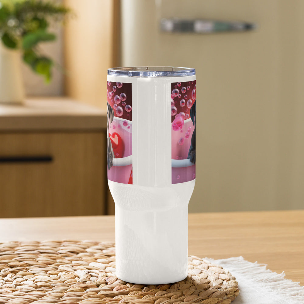 Cane Corso Romantic- Travel mug with a handle