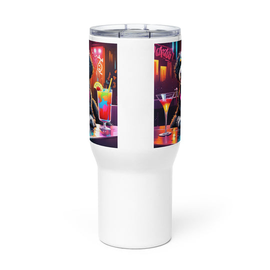 Bernedoodle General- Travel mug with a handle v17