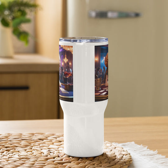 Cavapoo General- Travel mug with a handle v29