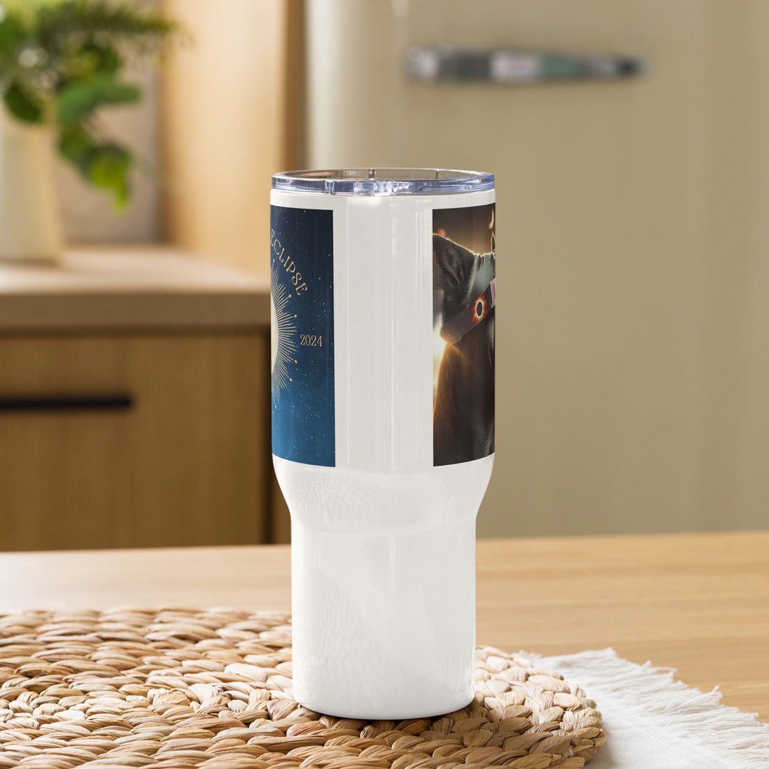 Cane Corse Eclipse- Travel mug with a handle v2