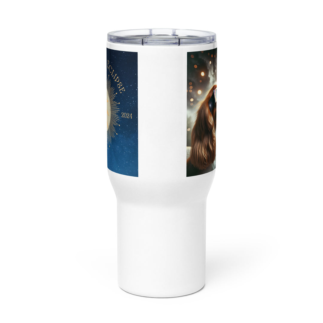 Cavalier King Charles Spaniel Eclipse- Travel mug with a handle