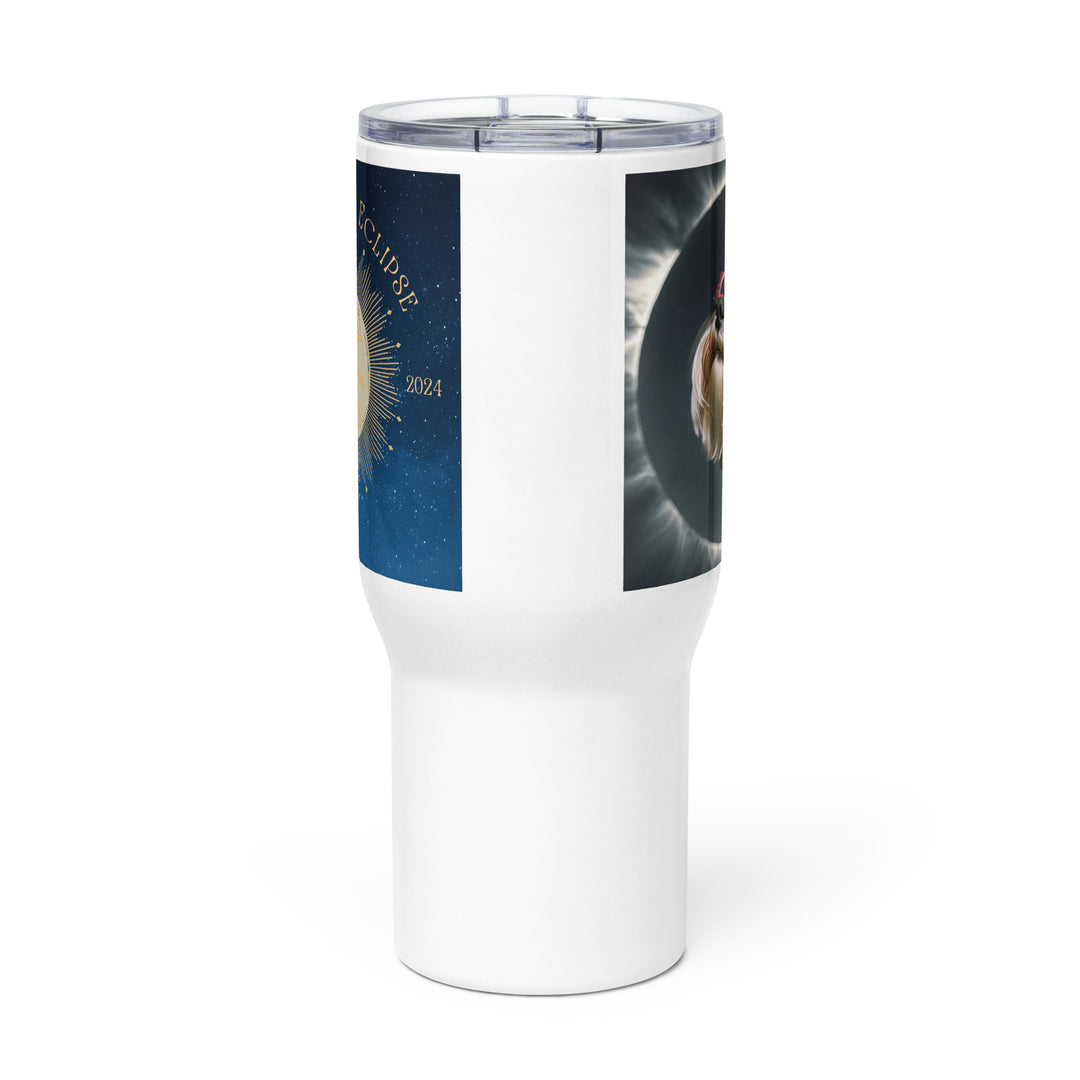 Miniature Schnauzer Eclipse- Travel mug with a handle