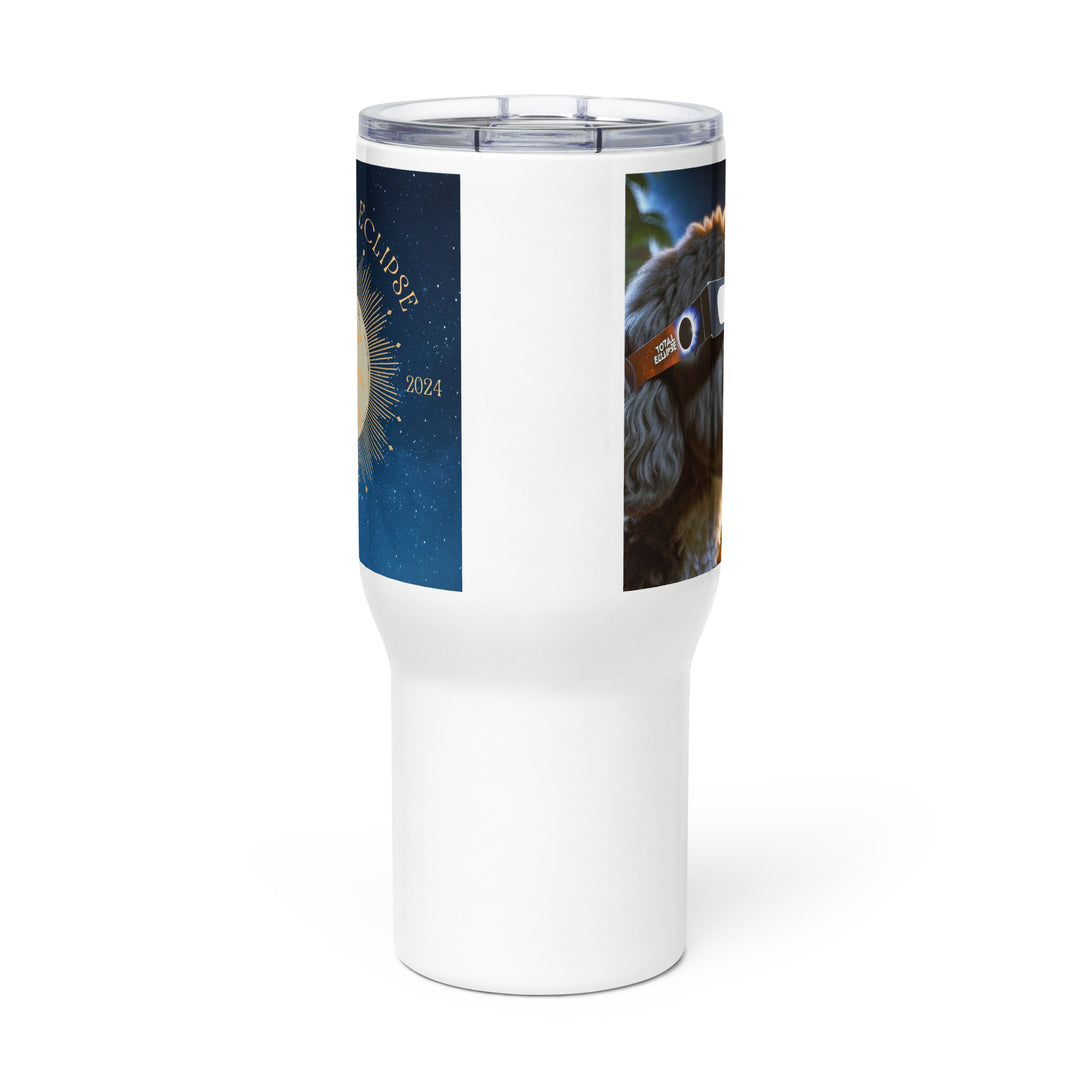 Bernedoodle Eclipse- Travel mug with a handle