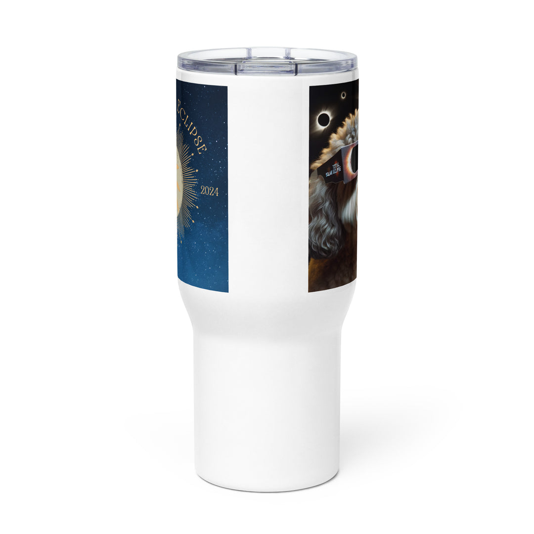 Cockapoo Eclipse- Travel mug with a handle v2