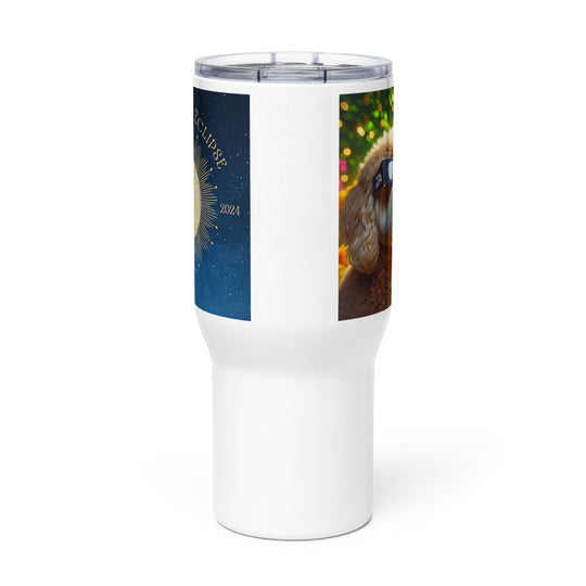 Labradoodle Eclipse- Travel mug with a handle