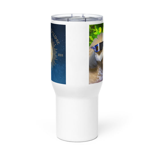 Maltipoo Eclipse- Travel mug with a handle v2