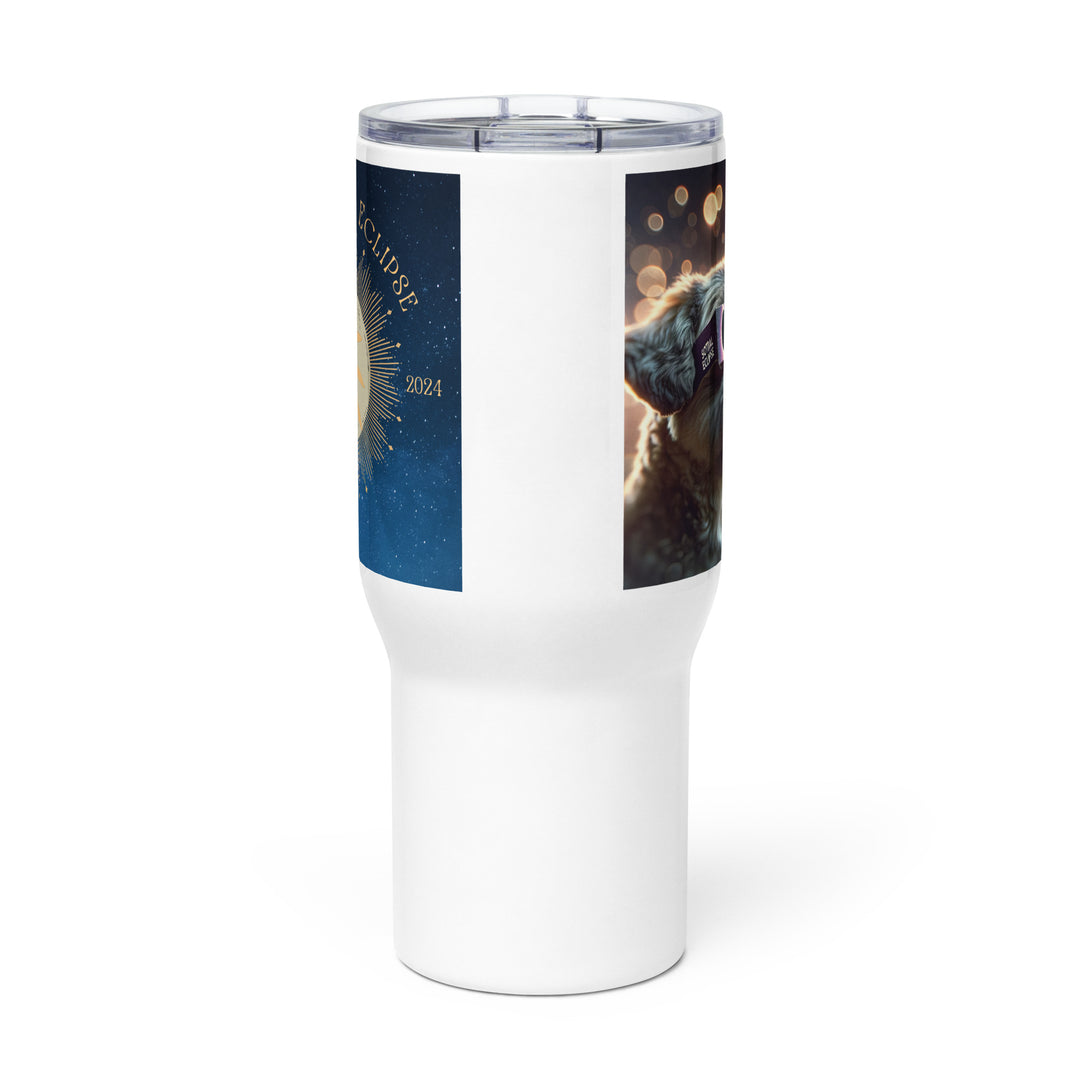 Pugapoo Eclipse- Travel mug with a handle v2