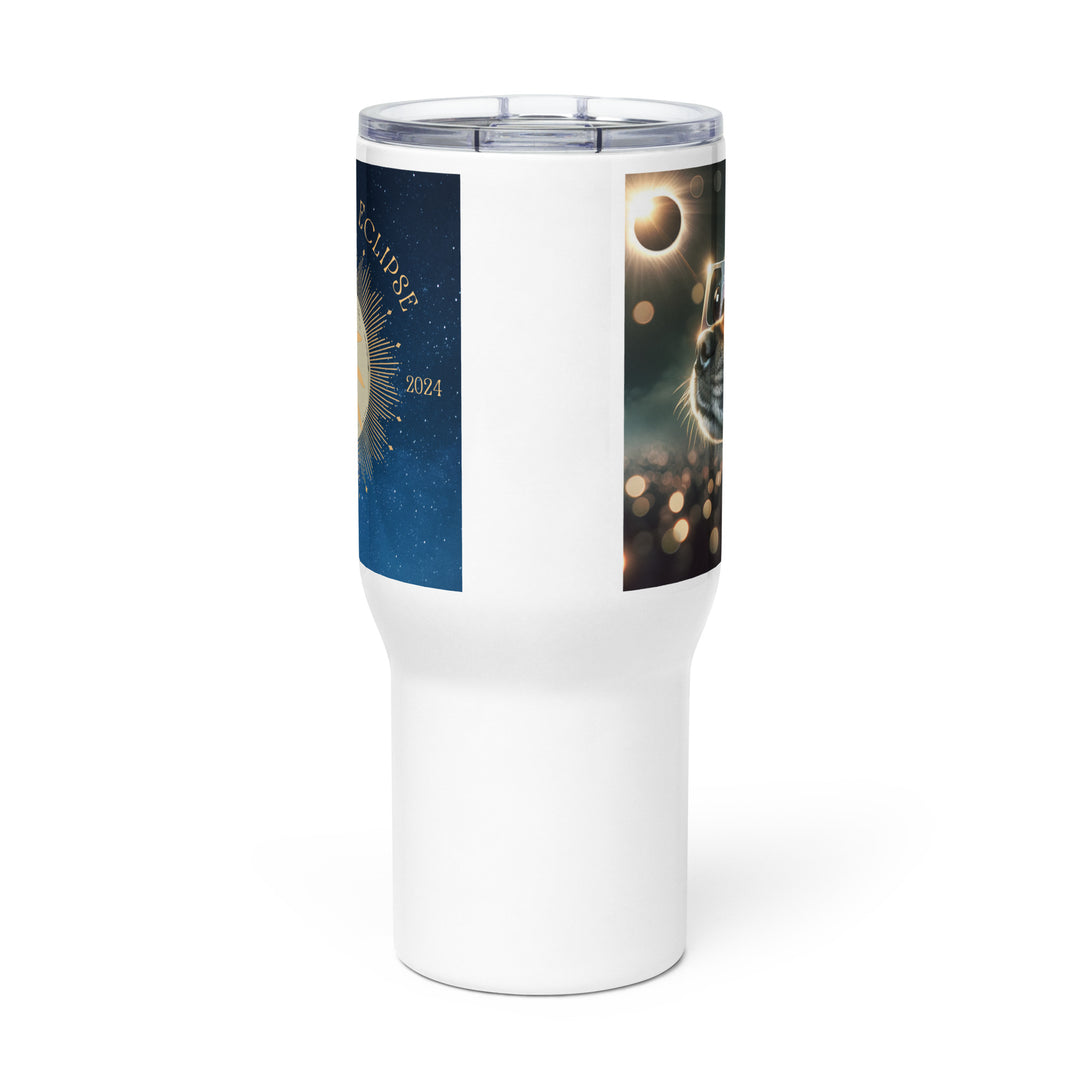 Puggle Eclipse- Travel mug with a handle v2