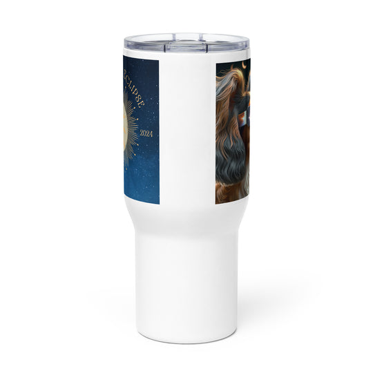 Sprocker Spaniel Eclipse- Travel mug with a handle v2