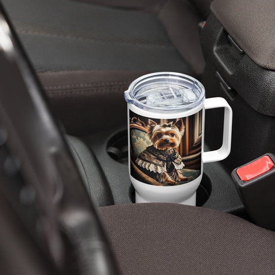 Yorkshire Terrier- Travel mug with a handle