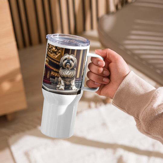 Shih Tzu- Travel mug with a handle v2