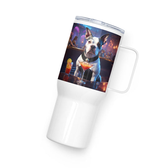 Catahoula Bulldog General- Travel mug with a handle v8