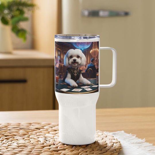 Cavachon- Travel mug with a handle v2