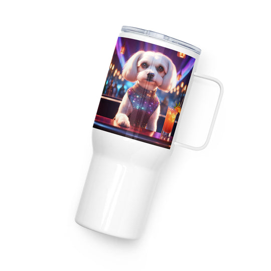 Cavachon- Travel mug with a handle v4