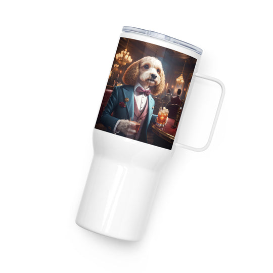 Cavapoo General- Travel mug with a handle v10