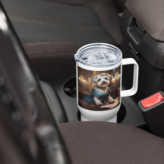 Schnoodle General- Travel mug with a handle v7