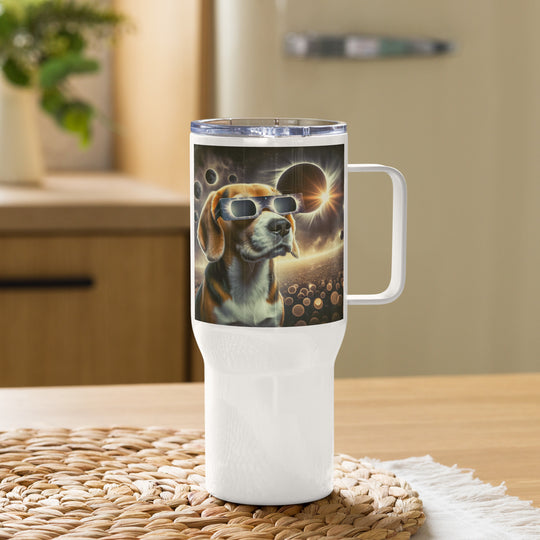 Beagle Eclipse- Travel mug with a handle