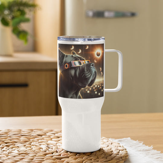 Cane Corse Eclipse- Travel mug with a handle v2