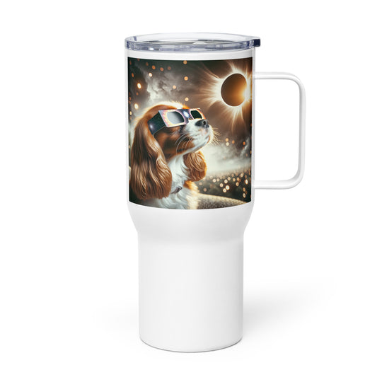 Cavalier King Charles Spaniel Eclipse- Travel mug with a handle