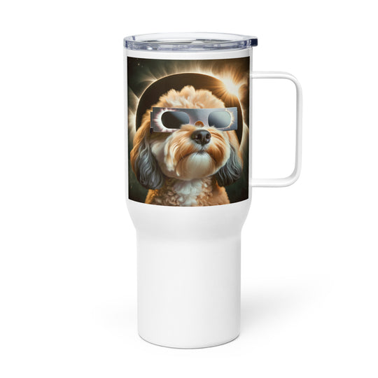 Cavapoo Eclipse- Travel mug with a handle