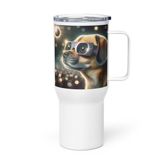 Puggle Eclipse- Travel mug with a handle v2