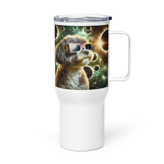 Shih Poo Eclipse- Travel mug with a handle