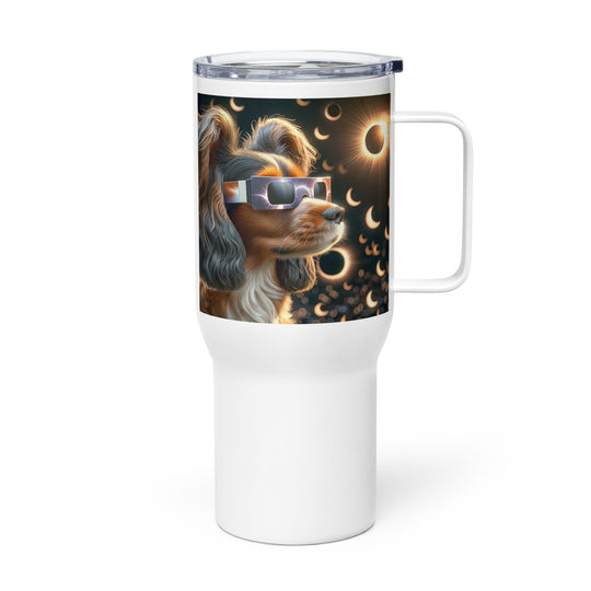 Sprocker Spaniel Eclipse- Travel mug with a handle v2