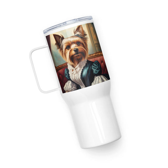 Yorkshire Terrier- Travel mug with a handle v2