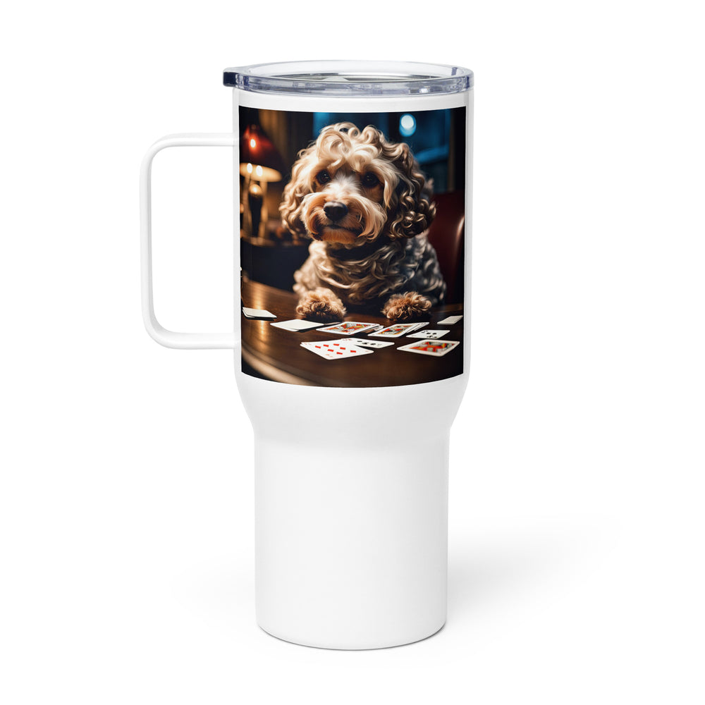 Cockapoo General- Travel mug with a handle v3