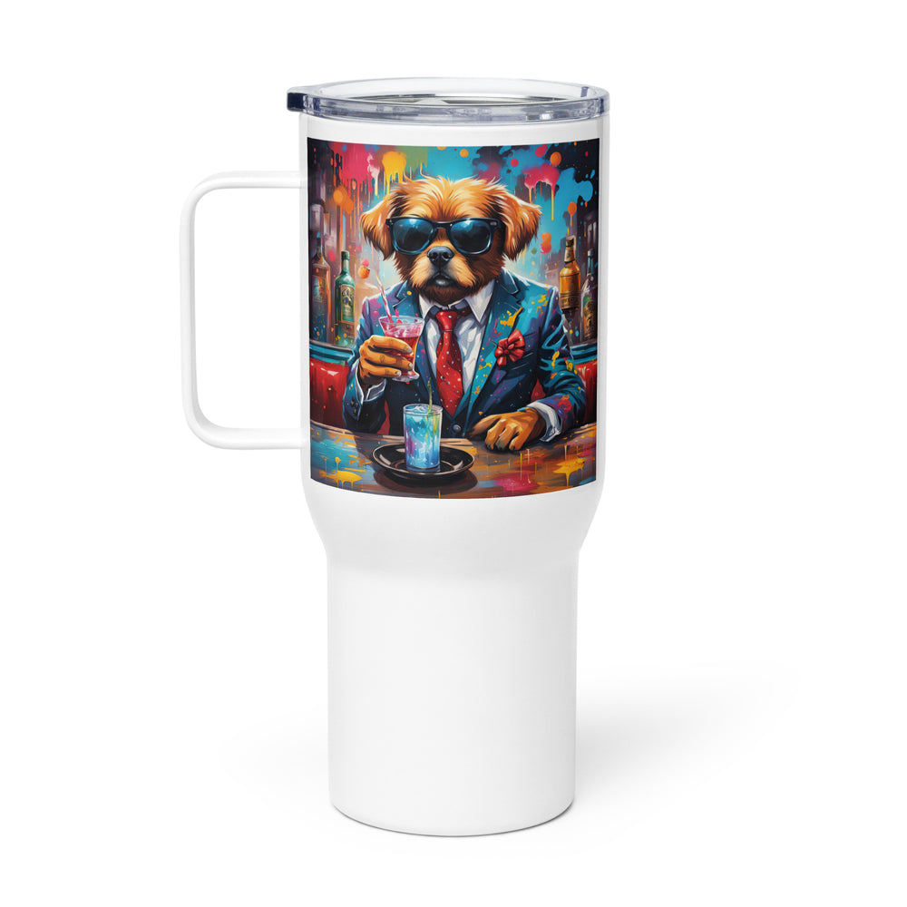 Pekapoo General- Travel mug with a handle