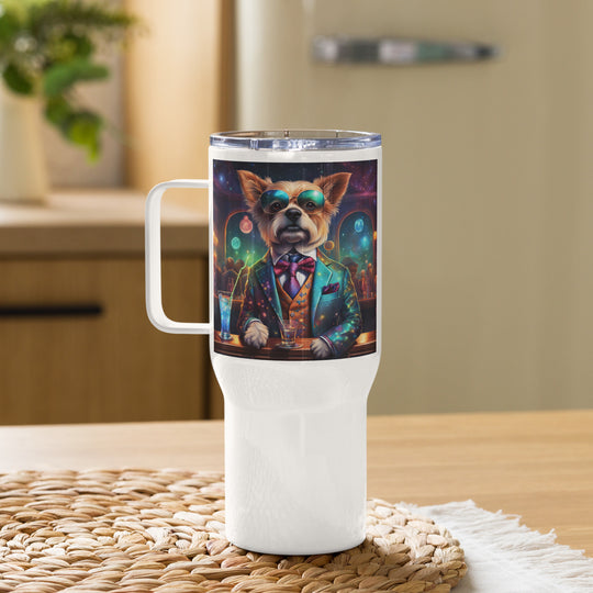 Pekapoo General- Travel mug with a handle v5