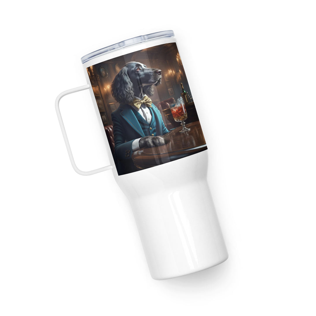 Sprocker Spaniel General- Travel mug with a handle v16