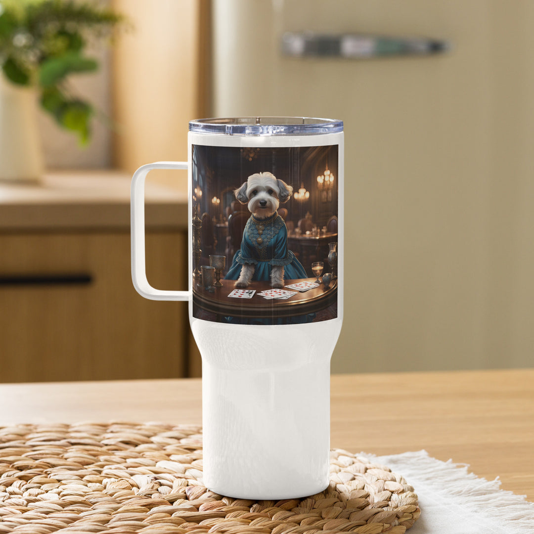 Schnoodle General- Travel mug with a handle v4