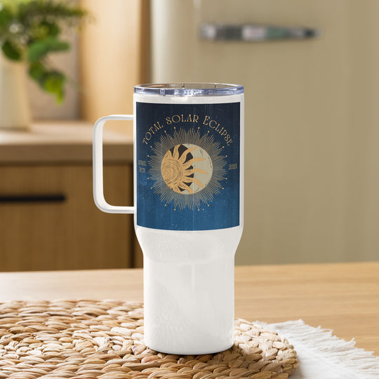 Australian Shepherd Eclipse- Travel mug with a handle