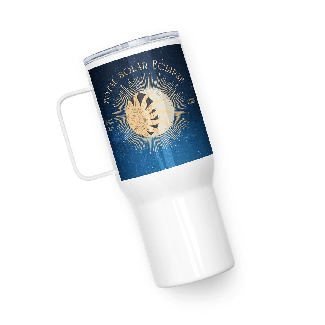 Labrador Retriever Eclipse- Travel mug with a handle v2