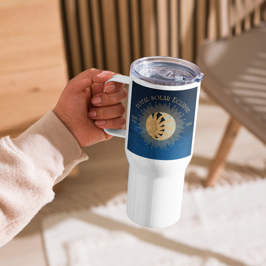 Poodle Eclipse- Travel mug with a handle