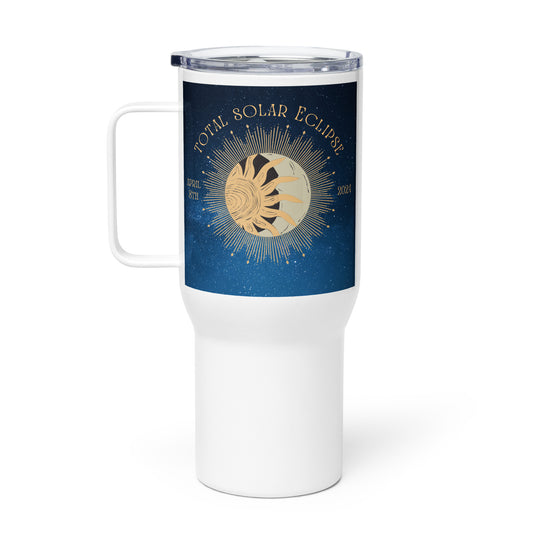 Goldendoodle Eclipse- Travel mug with a handle v2