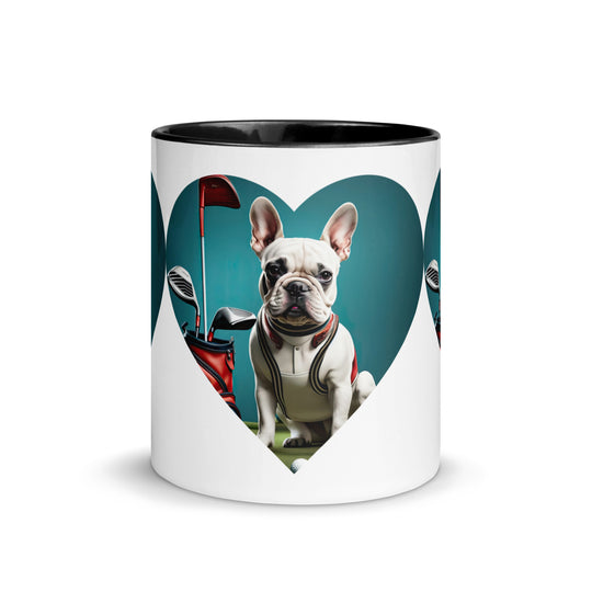 Mug with Color Inside-French Bulldog V7