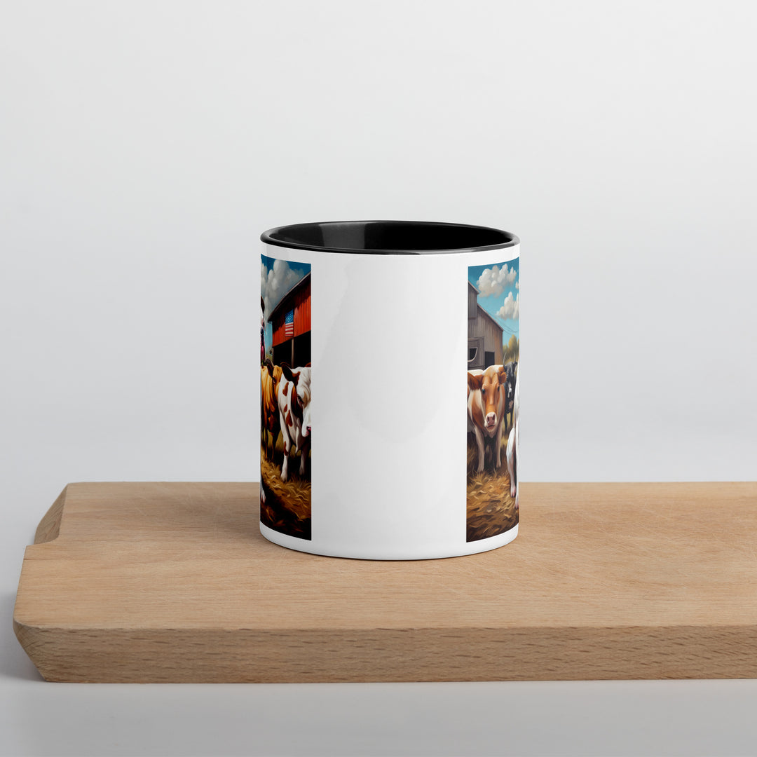 American Bulldog- Mug with Color Inside v2