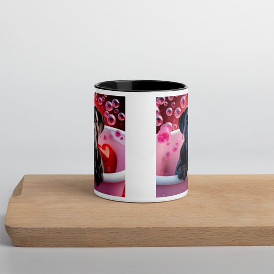 Cane Corso Romantic- Mug with Color Inside