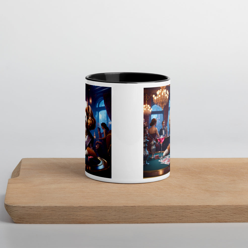 Cavapoo General- Mug with Color Inside v18