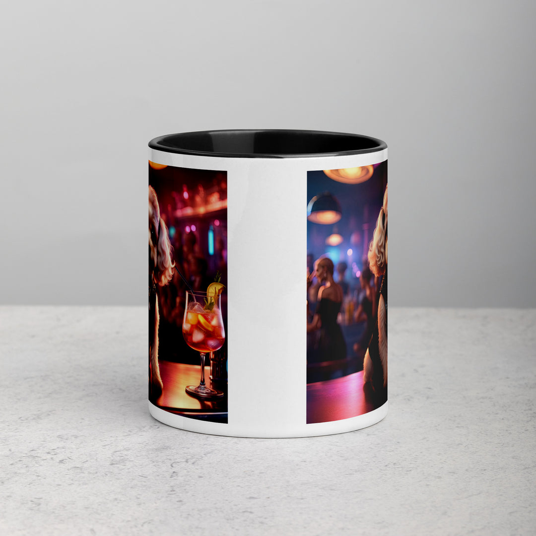 Cavapoo General- Mug with Color Inside v19