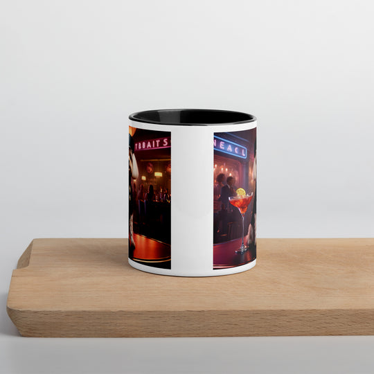 Cavapoo General- Mug with Color Inside v27