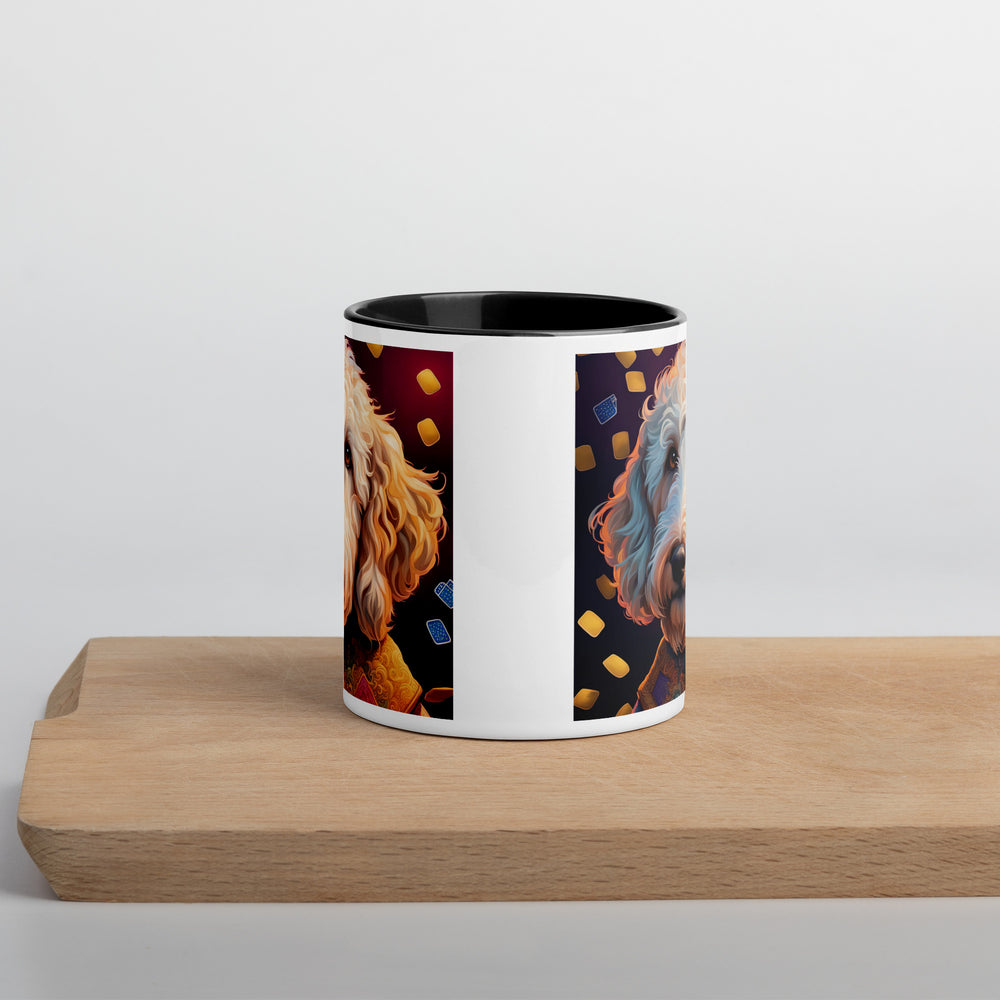 Goldendoodle- Mug with Color Inside v12