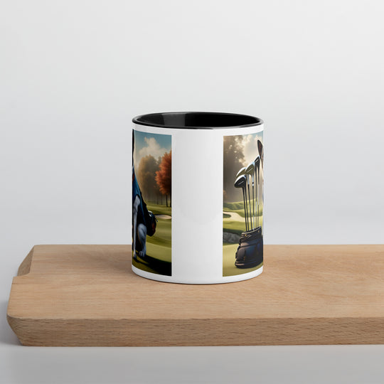 Texas Heeler Golfer- Mug with Color Inside v5