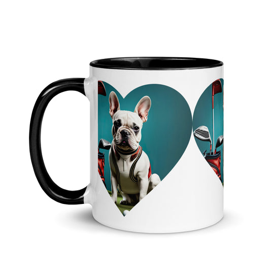 Mug with Color Inside-French Bulldog V7