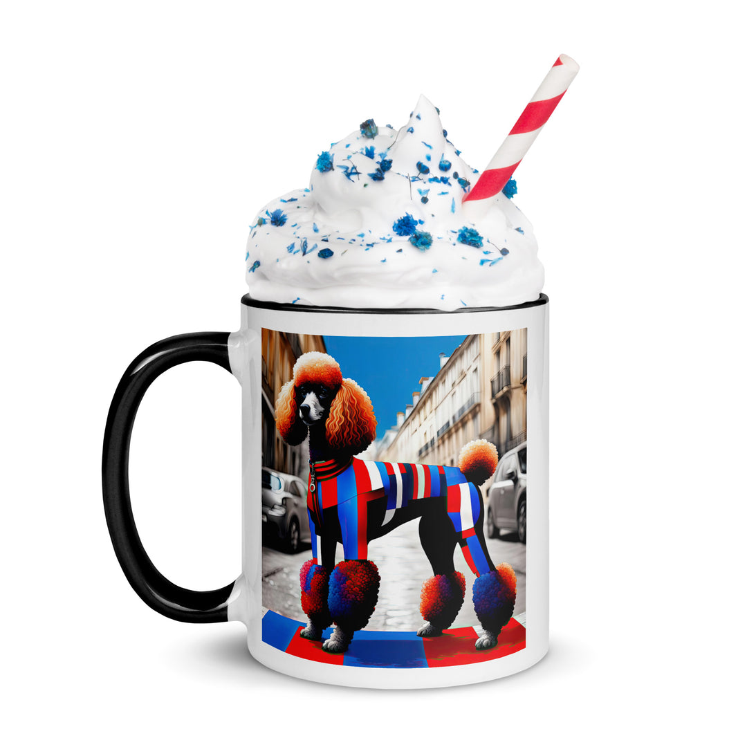 Poodle- Mug with Color Inside