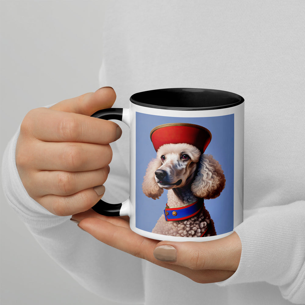 Poodle- Mug with Color Inside v3