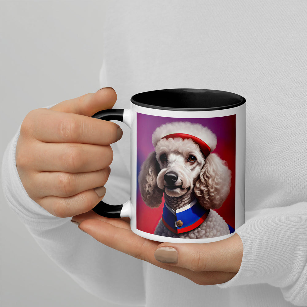 Poodle- Mug with Color Inside v5